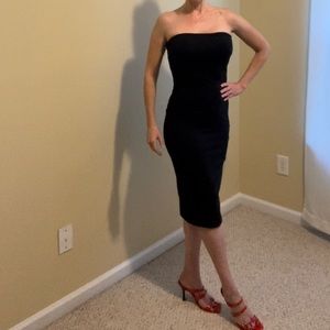 Vintage bebe midi dress